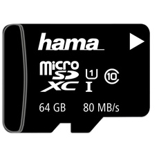 Bild microSDXC 64GB Class 10 80MB/s UHS-I + SD-Adapter/Mobile