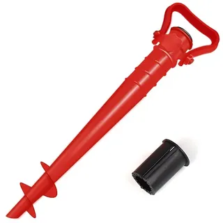 KOMUNJ Sonnenschirmhalter, Bodenhülse Sonnenschirm, Bodendübel Strand, für Sonnenschirm Universal Sonnenschirmständ