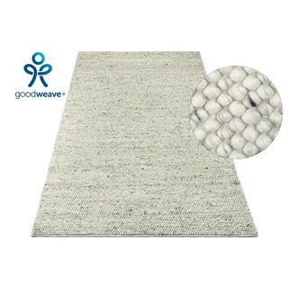 OTTO home Wollteppich »Wolly, Wolle« rechteckig 14 mm Höhe handgewebt, Handweb Teppiche, Wohnzimmer, Schlafzimmer, Esszimmer,