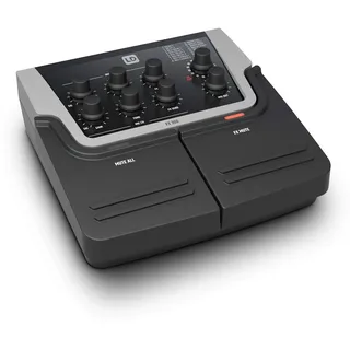 LD SYSTEMS FX 300-2-Kanal-Pedal mit 16 digitalen Effekten, schwarz