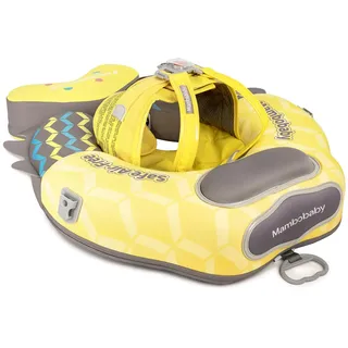 HECCEI Schwimmring Baby Schwimmhilfe Nicht aufblasbarer Mambobaby Hautfreundlicher Schwimmreifen Baby Floating Ring Perfekt Schwimmtrainer für Kinder 3-24 Monate