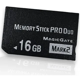 16 GB High-Speed-Speicherstick Pro Duo Mark2, für PSP und Kamera-Speicherkarten