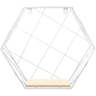 MUARE YIJIAHUI Schweberegale, nordisches Holzregal, Wandmontage, Gitter, Eisen, Hängeregal, Schweberegal, Pflanzenhalter, Bücherregal, Küche