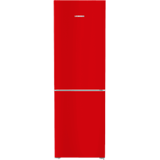 Liebherr CNDRE 5223 Kühl- und Gefrierkombination (D, 330 l, 1855 mm hoch, freistehend, No Frost (verminderte Eisbildung), Rot)