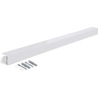 ERSATZKASSETTE DUSCHROLLO WEISS ODER SCHWARZ FÜR ERSATZROLLEN VON 60 cm BIS 180 cm (126 cm breit, Weiss) - Weiß