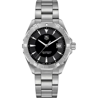 Tag Heuer Aquaracer Herrenuhr silber schwarz WAY1110.BA0928