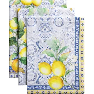 Maison d'Hermine Küchenhandtuch 100% Baumwolle (50 cm x 70 cm, Set von 3)