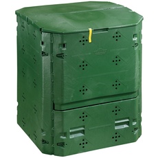 Dehner Thermokomposter 420 Liter, ca. 84 x 74 x 74 cm, Kunststoff, grün
