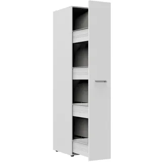 Wimex Multiraumkonzept Apothekerschrank Weiß Holzwerkstoff 54x30x185 cm