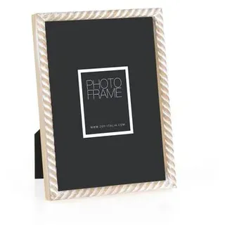 ZEP Lisse Holzrahmen zum Hängen und Stellen 10x15 cm weiß/natur, Vintage