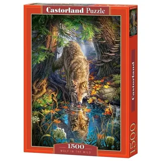 Castorland Wolf in the Wild 1500 Teile Puzzle, bunt