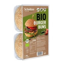 Schnitzer Burger Buns glutenfrei - Bio-Zutaten zum Aufbacken