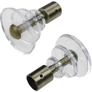 Liedeco Gardinenstangen-Endstück »Luna« für Gardinenstangen Ø 16 mm, goldfarben