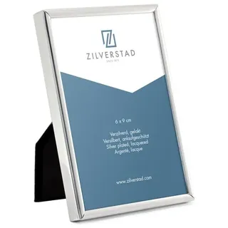 Zilverstad Fotorahmen Sweet Memory (6 x 9cm) – versilberter Rahmen & Rückseite aus Samt, glänzend mit Chrom Optik