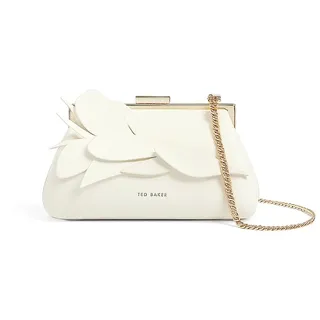 Ted Baker Damen S284096IVORYO/S Clutch mit Blumenapplikation, elfenbeinfarben