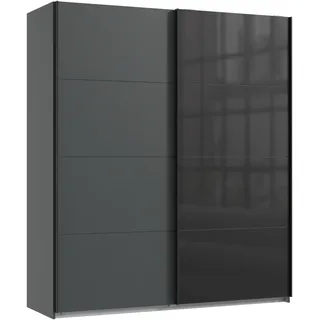 WIMEX Schiebetürenschrank Tilburg 180 x 208 x 65 cm Schwarz
