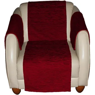 Wirth Sofahusse Miriam rot 60 x 40 cm 2er Set