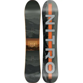 Nitro Snowboards Herren Magnum BRD ́25, Allmountainboard, Directional, Cam-Out Camber, All-Terrain, Freeride, Wide, für große Füße