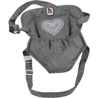 Bayer Chic 2000 Puppentrage Bauchtrage Jeans Grey grau CHIC2000