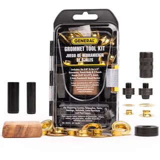 General Tools GENERAL-81264 Tool Werkzeugset mit mehreren Ösen, Sortiert, Multi Grommet Kit, 3/8" and 1/2"
