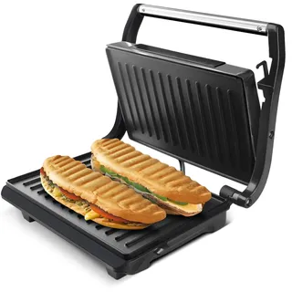 Taurus Amazing GR1700 - 700W Electric Sandwich Maker, with Non-Stick Grill Plates, Black