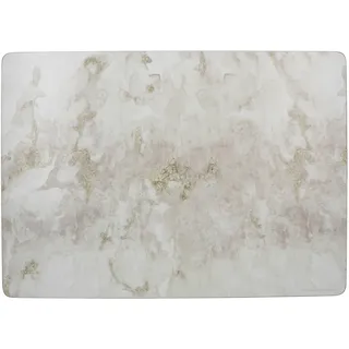 Creative Tops "Grey Marble" Platzdeckchen Set, Tischset mit eleganten Marmor Design, 4 Premium Untersetzer Platzdecken, Platzsets mit Hitzebeständiger und Rutschfester Unterseite, 40 x 29cm, Grau/Weiß