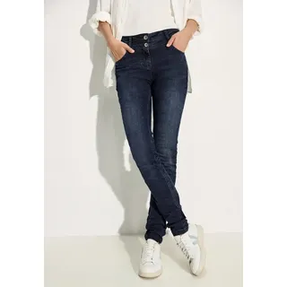 Cecil Slim-fit-Jeans »VICKY«, im Five-Pocket Style, blau