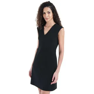 Icebreaker Merino 200 Granary V Neck ärmelloses Kleid - Black - L