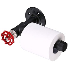 BTSKY Antiker Toilettenpapier-Halter aus Industrie-Rohr