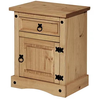 Möbilia Nachtschrank 53x67x38 cm Honig