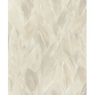 Rasch Textil Vliestapete Curiosity 10,05 m x 0,53 m 537338 Beige/Silber
