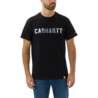 CARHARTT FORCE FLEX Block LOGO T-Shirt schwarz, (N04) - S