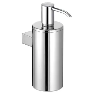 KEUCO Plan Seifenspender, 250 ml, Metall verchromt, Made in Germany, nachfüllbar, inkl. Schrauben und Dübel, Lotionspender zum Bohren