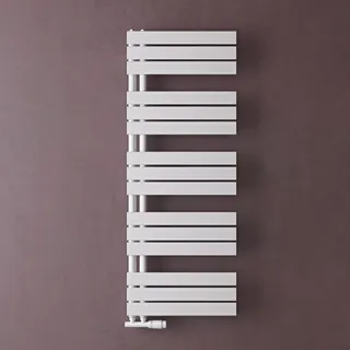 doporro Heizkörper Bad Handtuchheizkörper 131x50cm Badezimmer Badheizkörper Badheizung Handtuchtrockner Handtuchwärmer Seitenanschluss Weiß