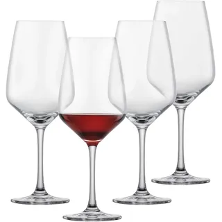 Schott Zwiesel Rotweinglas Tulip (4er-Set), zeitlose Weingläser für Rotwein, spülmaschinenfeste Tritan-Kristallgläser, Made in Germany (Art.-Nr. 123606)