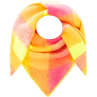 Zwillingsherz "Karo", großes Karo-Design, weiche Qualität, Dreiecksform,