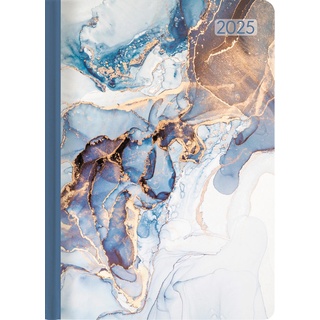 ALPHA EDITION GmbH & Co. KG Ladytimer Marble 2025 - Taschenkalender, A6 (10,7x15,2 cm) -