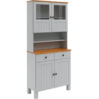 Home Affaire Küchenbuffet Alby2 85 x 38 x 185 cm GRAU