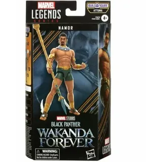 Hasbro Legends Series Black Panther Wakanda Forever, 15 cm große Namor Figur, 3 Accessoires, 1 Build-A-Figure Element