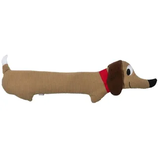 bitten Dackel Lavendelduft Körnerkissen, Polyester, 56 cm, Hellbraun, Unique Animal Shape