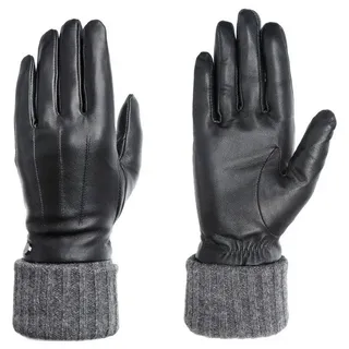 Pearlwood Lederhandschuhe Lipa Touchscreen proofed - mit 10 Fingern bedienbar, schwarz