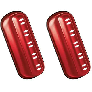 Zenker Stollenbackform 31 cm Sparkling Christmas, hochwertige Stollenform mit Antihaftbeschichtung für kinderleichtes Backen, Backform für Christstollen zum selber machen (Farbe: Rot) (Packung mit 2)