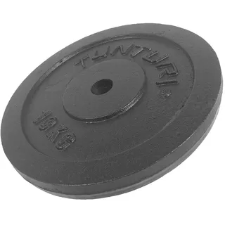 Tunturi Hantelscheibe 10 kg schwarz Gusseisen
