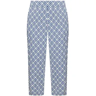 Betty Barclay Marlene-Hose "Marlene-Hose mit elastischem Bund", blau, weiß