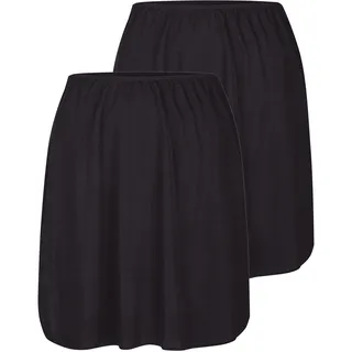 Nina Von C. Unterrock "2er Pack Halbrock Länge 50 cm Elegance", schwarz