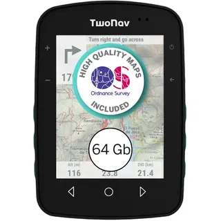 Twonav Terra 64 Gb + Great Britain Topo Ordnance Survey 1:25.000 Fahrradcomputer - Multicolor - One Size