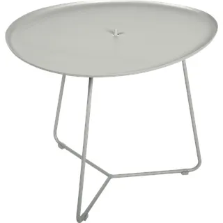 Fermob COCOTTE niedriger Tisch mit abnehmbarer Platte aus Aluminium 55x44,5 cm