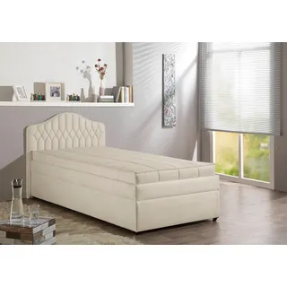 MAINTAL Polsterbett 130 x 200 cm Beige