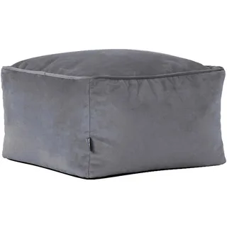 icon Sitzpouf Amara , Grau , Kunststoff , 42x24x42 cm , Hergestellt in Deutschland , Wohnzimmer, Sessel, Hocker & Hockerbänke, Poufs