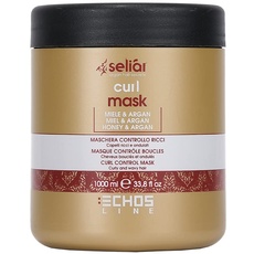 Bild Echosline Curl Control Mask mit Honig und Arganöl, Seliar Maske zur Kontrolle von krausem Haar, 1000 ml